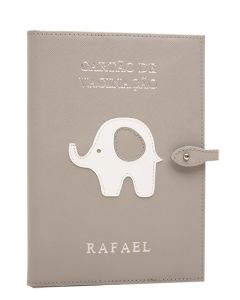 Porta Cartão de Vacinação - Elefante