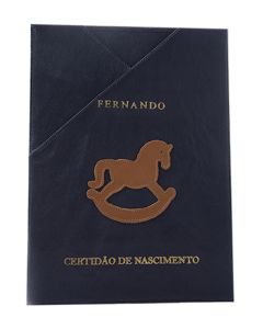 Porta Certidão de Nascimento - Cavalinho