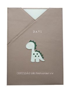 Porta Certidão de Nascimento - Dino