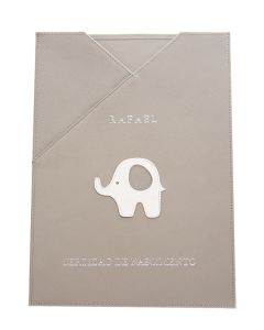 Porta Certidão de Nascimento - Elefante