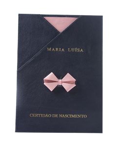 Porta Certidão de Nascimento - Laço 3D